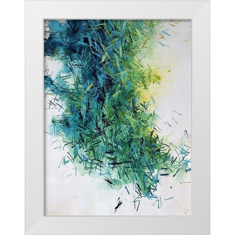 To the Point I White Modern Wood Framed Art Print by Edmunds, Sydney