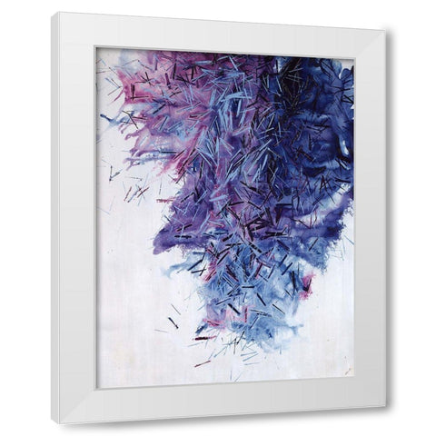 To the Point II White Modern Wood Framed Art Print by Edmunds, Sydney