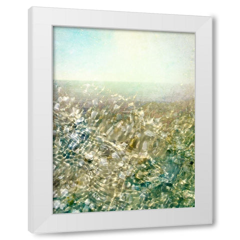 Ocean Dream I White Modern Wood Framed Art Print by Ilosky, Pam