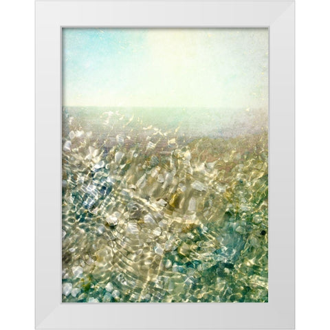 Ocean Dream I White Modern Wood Framed Art Print by Ilosky, Pam