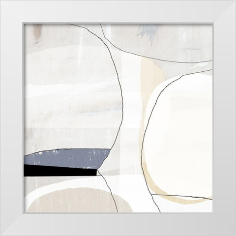 Beholder I White Modern Wood Framed Art Print by Jasper, Sisa