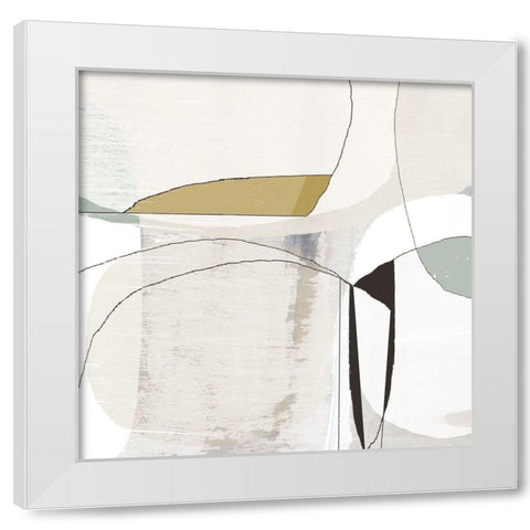 Beholder II White Modern Wood Framed Art Print by Jasper, Sisa