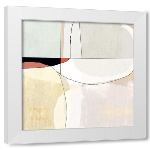 Beholder III White Modern Wood Framed Art Print by Jasper, Sisa