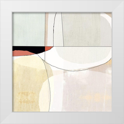 Beholder III White Modern Wood Framed Art Print by Jasper, Sisa