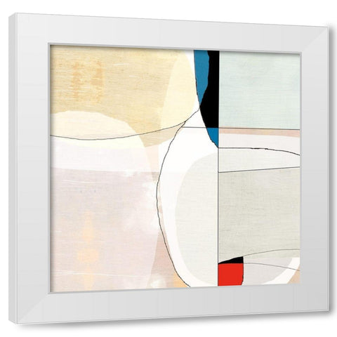 Beholder IV White Modern Wood Framed Art Print by Jasper, Sisa