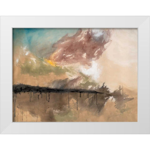 Ambient Landscape I White Modern Wood Framed Art Print by Jasper, Sisa
