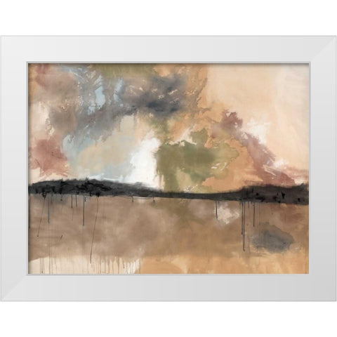 Ambient Landscape II White Modern Wood Framed Art Print by Jasper, Sisa