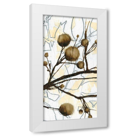 Willow Blooms II White Modern Wood Framed Art Print by Goldberger, Jennifer