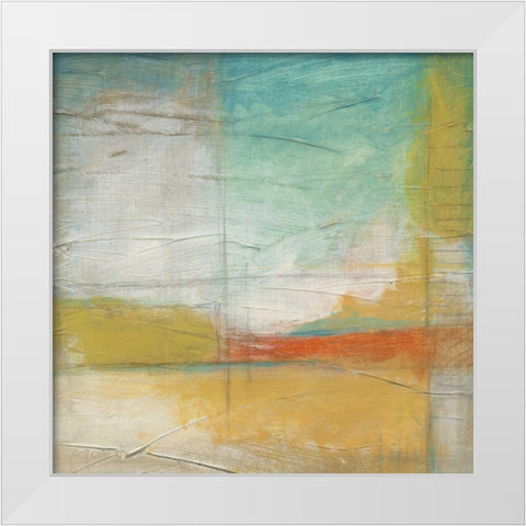 Coronado I White Modern Wood Framed Art Print by Vess, June Erica