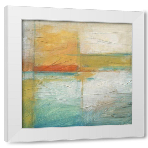 Coronado II White Modern Wood Framed Art Print by Vess, June Erica