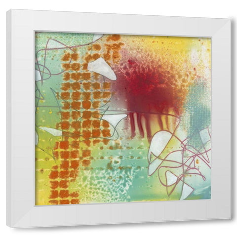 Walking on Sunshine II White Modern Wood Framed Art Print by Goldberger, Jennifer