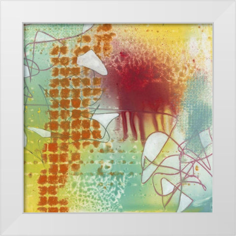 Walking on Sunshine II White Modern Wood Framed Art Print by Goldberger, Jennifer