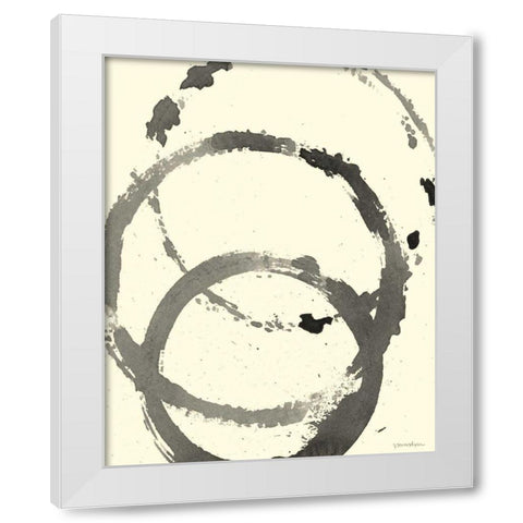 Astro Burst I White Modern Wood Framed Art Print by Lam, Vanna