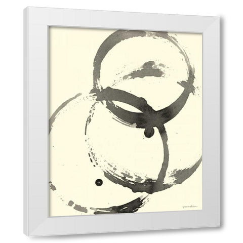 Astro Burst II White Modern Wood Framed Art Print by Lam, Vanna