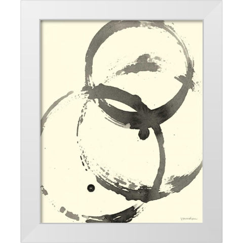 Astro Burst II White Modern Wood Framed Art Print by Lam, Vanna