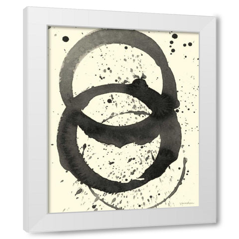 Astro Burst IV White Modern Wood Framed Art Print by Lam, Vanna