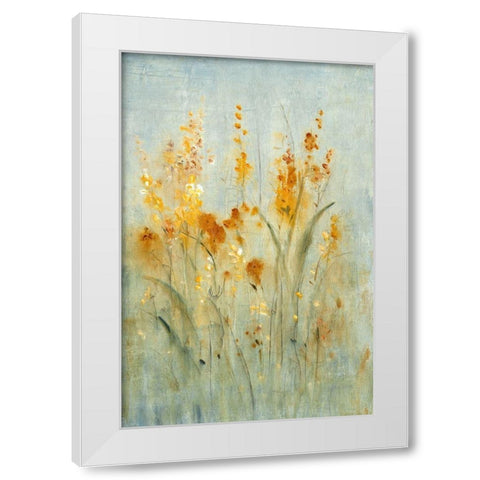 Spray of Wildflowers II White Modern Wood Framed Art Print by OToole, Tim