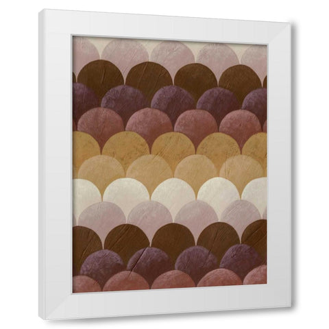 Plum Orchard II White Modern Wood Framed Art Print by Zarris, Chariklia