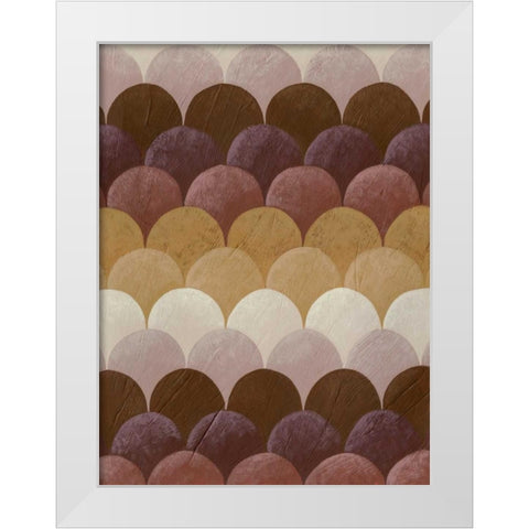 Plum Orchard II White Modern Wood Framed Art Print by Zarris, Chariklia