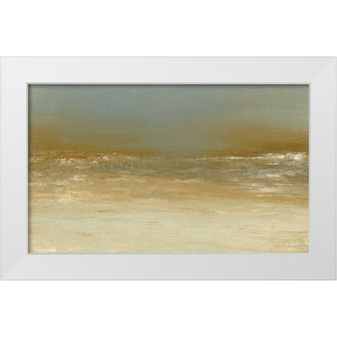 Sea Breezes II White Modern Wood Framed Art Print by Gordon, Sharon