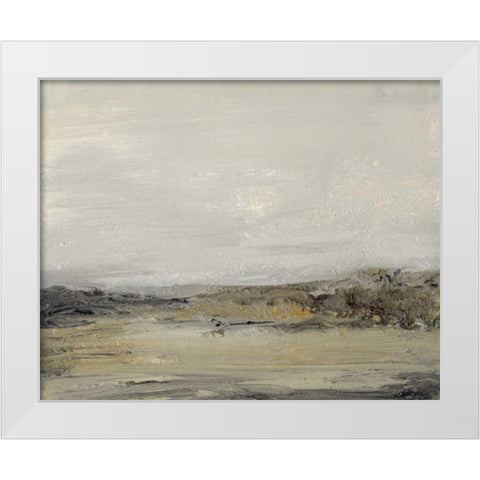Mist II White Modern Wood Framed Art Print by Gordon, Sharon