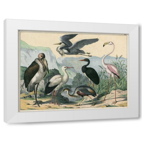 Water Guardians White Modern Wood Framed Art Print by Unknown