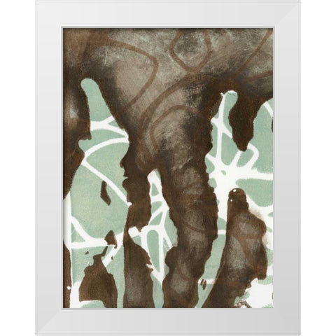 Silhouette Reversal I White Modern Wood Framed Art Print by Goldberger, Jennifer