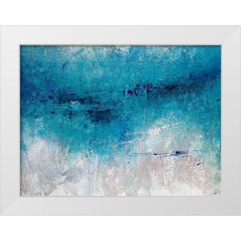 Reach III White Modern Wood Framed Art Print by Schicker, Joshua