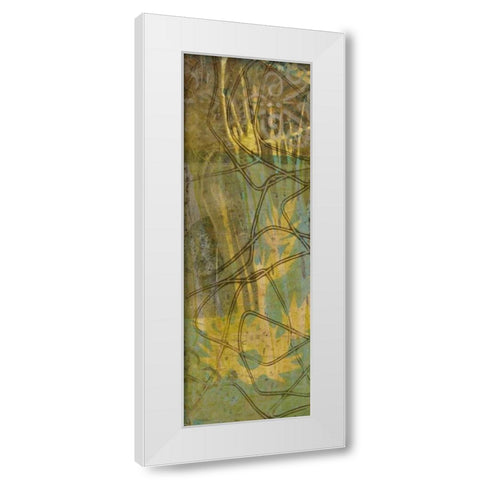 Safari Abstract I White Modern Wood Framed Art Print by Goldberger, Jennifer