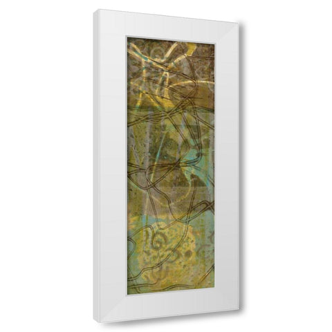 Safari Abstract II White Modern Wood Framed Art Print by Goldberger, Jennifer