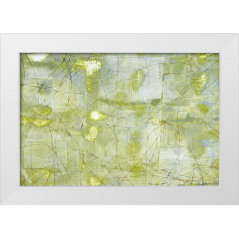 String Theory I White Modern Wood Framed Art Print by Goldberger, Jennifer