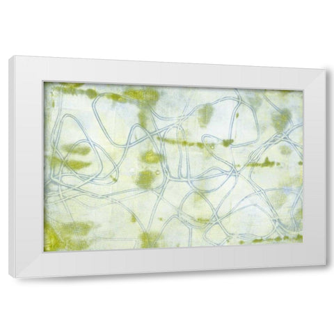 String Theory II White Modern Wood Framed Art Print by Goldberger, Jennifer