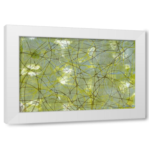 String Theory IV White Modern Wood Framed Art Print by Goldberger, Jennifer