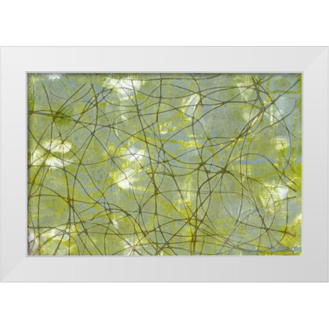 String Theory IV White Modern Wood Framed Art Print by Goldberger, Jennifer