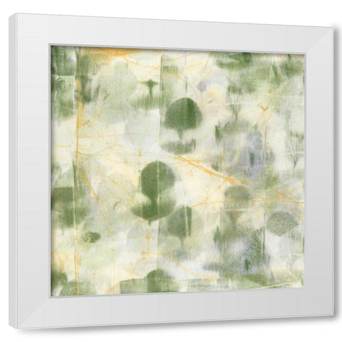 Clover I White Modern Wood Framed Art Print by Goldberger, Jennifer