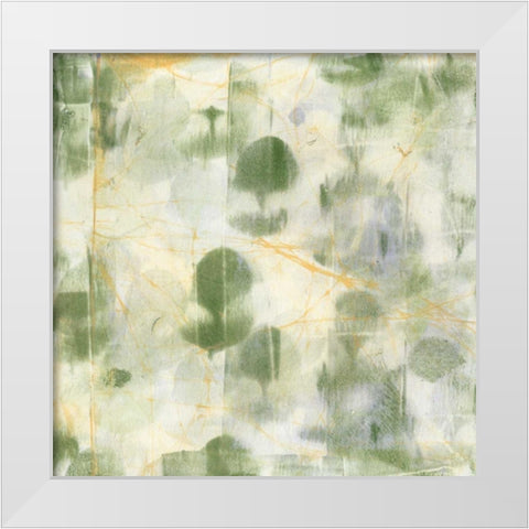 Clover I White Modern Wood Framed Art Print by Goldberger, Jennifer