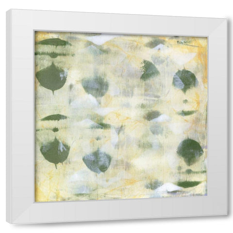 Clover II White Modern Wood Framed Art Print by Goldberger, Jennifer