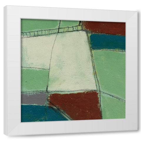 Deconstructed II White Modern Wood Framed Art Print by Goldberger, Jennifer