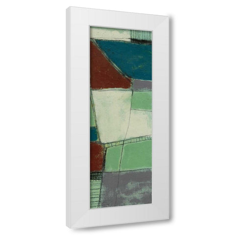 Deconstructed III White Modern Wood Framed Art Print by Goldberger, Jennifer