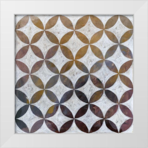 Royal Pattern II White Modern Wood Framed Art Print by Meagher, Megan