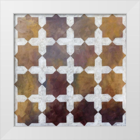 Royal Pattern III White Modern Wood Framed Art Print by Meagher, Megan