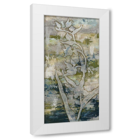 Gossamer Blooms II White Modern Wood Framed Art Print by Meagher, Megan
