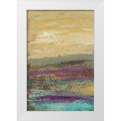 Desertscape I White Modern Wood Framed Art Print by Choate, Lisa