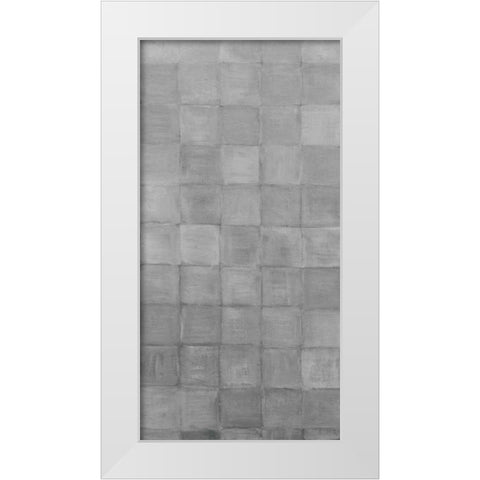Non-Embellished Grey Scale I White Modern Wood Framed Art Print by Stramel, Renee W.