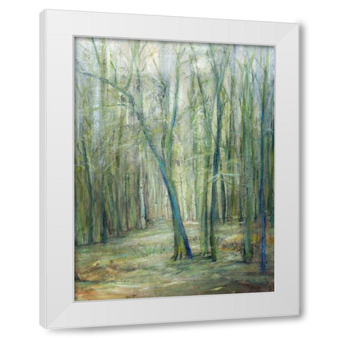 Crossroad II White Modern Wood Framed Art Print by Crawford, Beverly