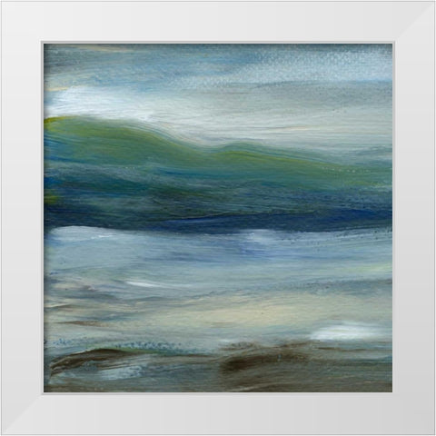 Denim Dance I White Modern Wood Framed Art Print by Choate, Lisa