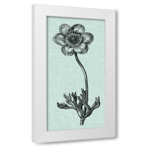 Celadon Beauty IV White Modern Wood Framed Art Print by Vision Studio