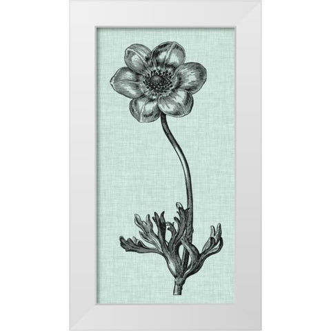 Celadon Beauty IV White Modern Wood Framed Art Print by Vision Studio