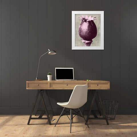 Blossfeldt Redeux I White Modern Wood Framed Art Print by Vision Studio