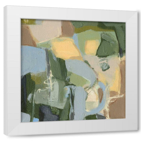 Mist White Modern Wood Framed Art Print by Long, Christina